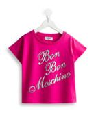 Moschino Kids 'bon Bon' T-shirt, Girl's, Size: 11 Yrs, Pink/purple