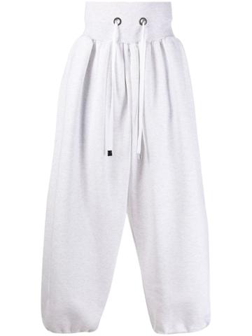 Fumito Ganryu Drawstring Wide-leg Trousers - White