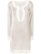 Hermès Vintage 2000's Knitted Elongated Top - Neutrals