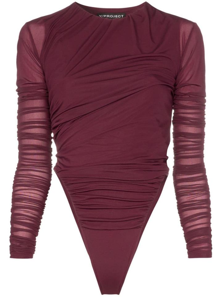 Y/project Ruched Detail Body - Purple
