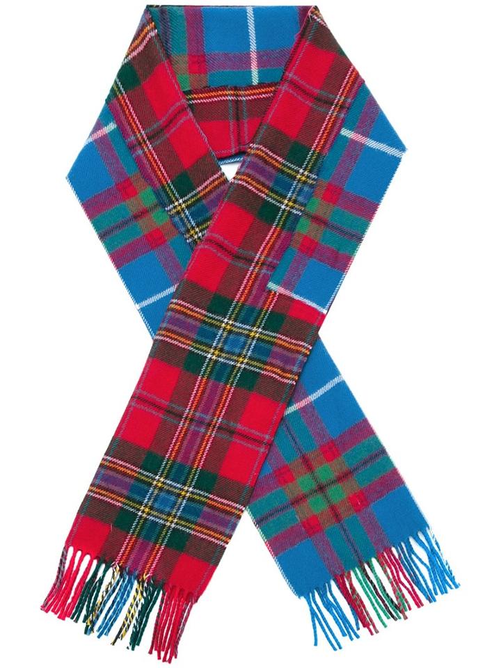 Comme Des Garçons Shirt Boy Fringed Tartan Scarf
