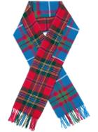 Comme Des Garçons Shirt Boy Fringed Tartan Scarf