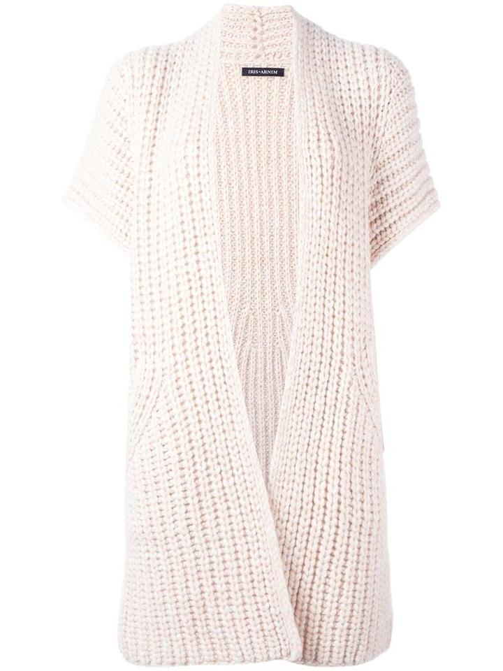 Iris Von Arnim Open Cardigan, Women's, Size: Medium, Pink/purple, Cashmere