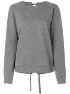 Designers Remix Lace-up Back Sweatshirt - Grey