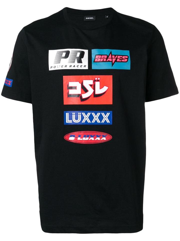 Diesel Racing Logos T-shirt - Black