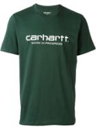 Carhartt Logo Print T-shirt, Men's, Size: Xl, Green, Cotton