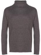 Majestic Filatures Roll Neck Sweater - Brown