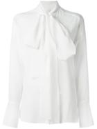 Chloé Pussy Bow Blouse, Women's, Size: 36, White, Silk