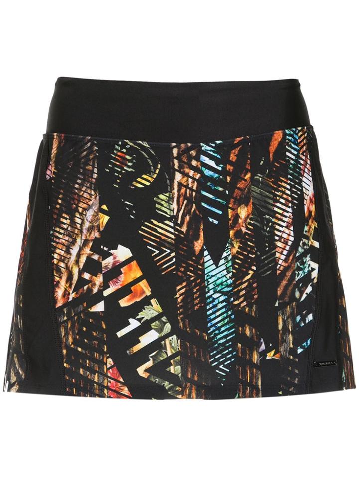 Track & Field Savana Printed Skirt - Black