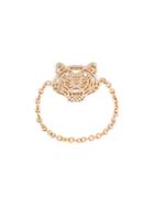 Kenzo Mini 'tiger' Ring, Women's, Size: 52, Metallic