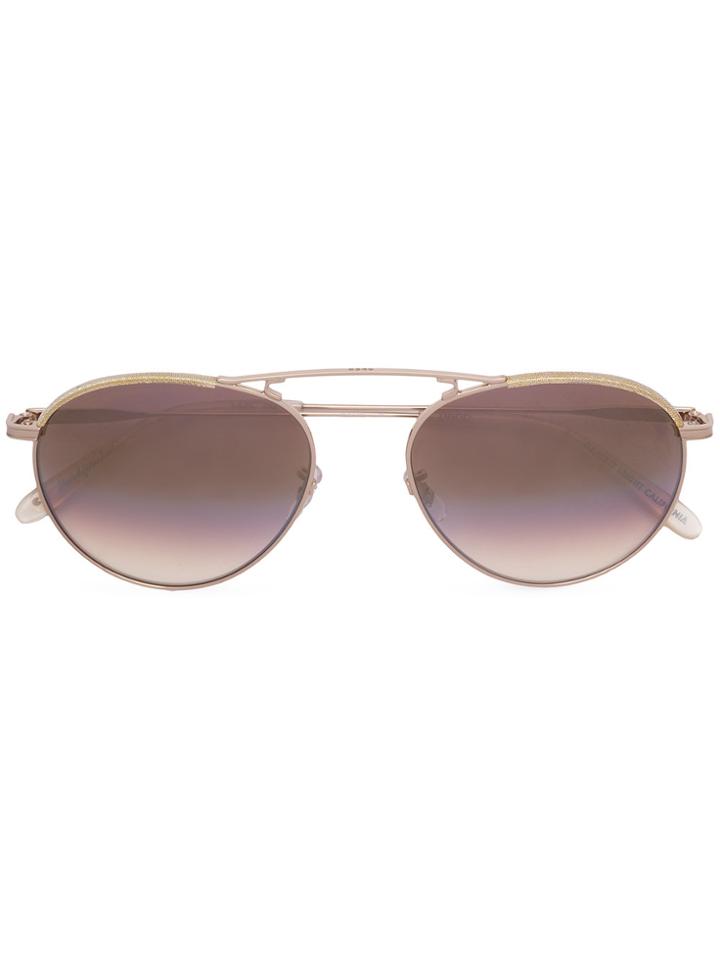 Garrett Leight Innes Sunglasses - Metallic