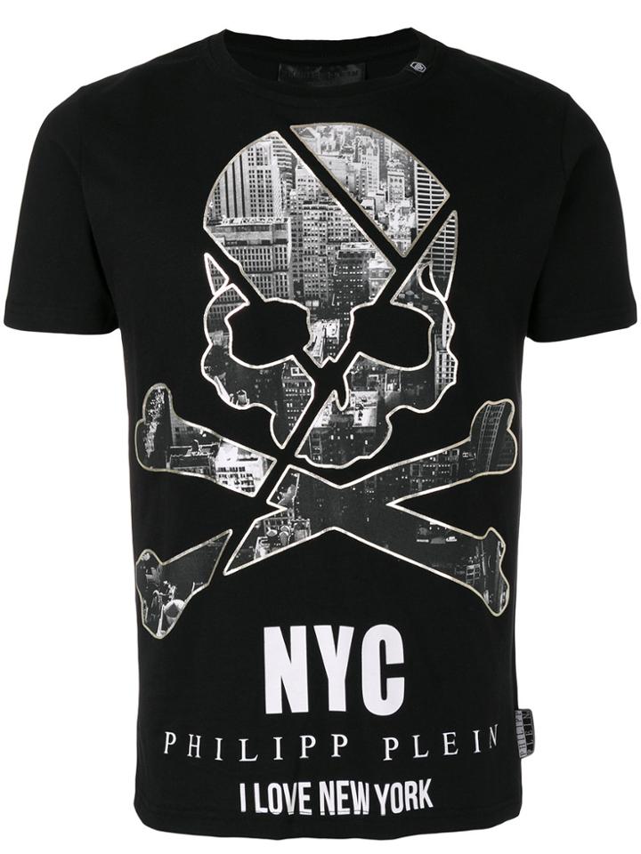Philipp Plein I Love Ny Skull T-shirt - Black