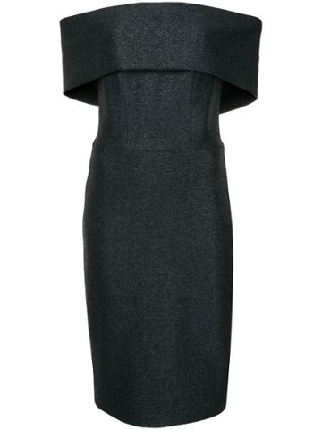 Manning Cartell Texture Fix Off The Shoulder Dress - Blue