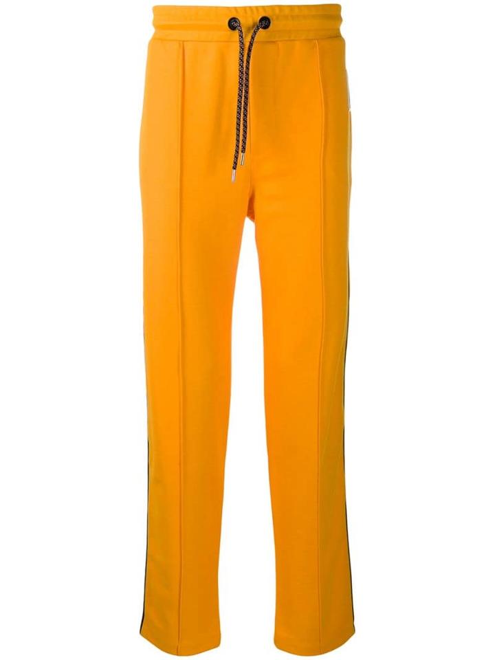 Les Hommes Stripe Detail Track Trousers - Yellow