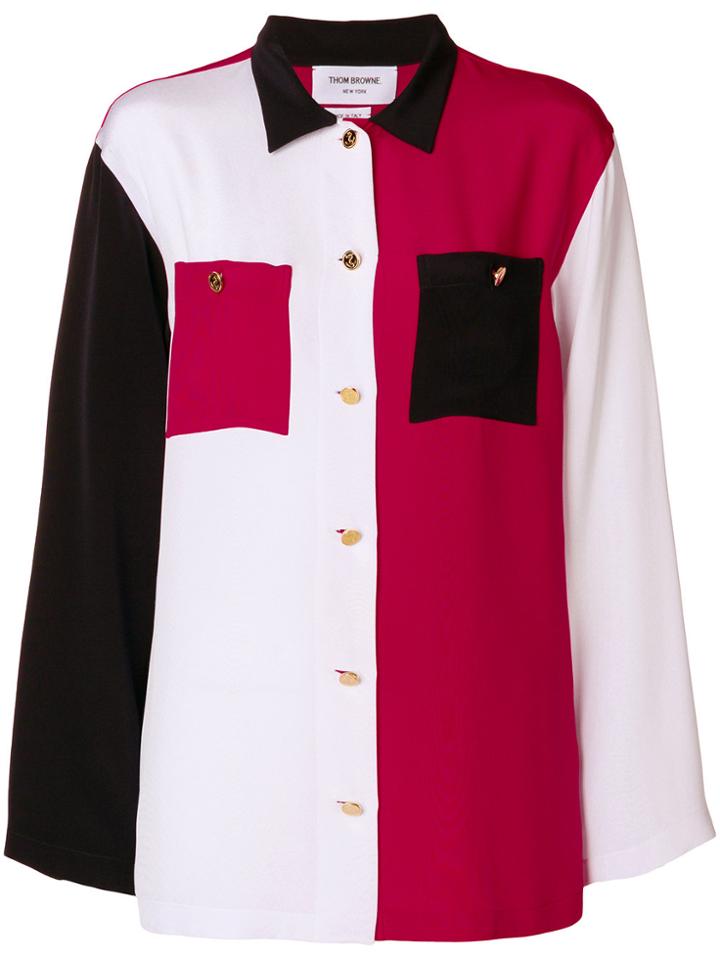 Thom Browne Polo Collar Pajama Shirt - Multicolour