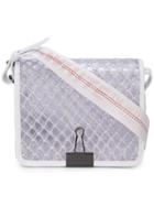 Off-white Clear Fishnet Shoulder Bag