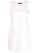 Theory Sleeveless Mini Dress - Neutrals