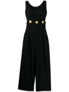 Christian Lacroix Vintage 1980's Wide-legged Jumpsuit - Black