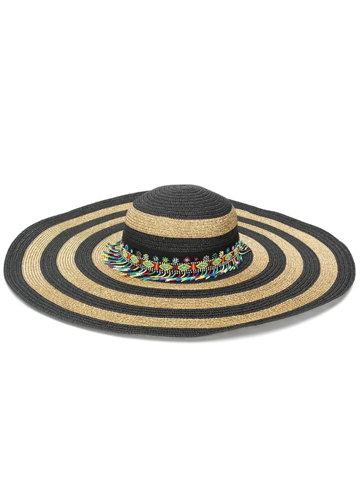 Etro Beaded Sun Hat - Black