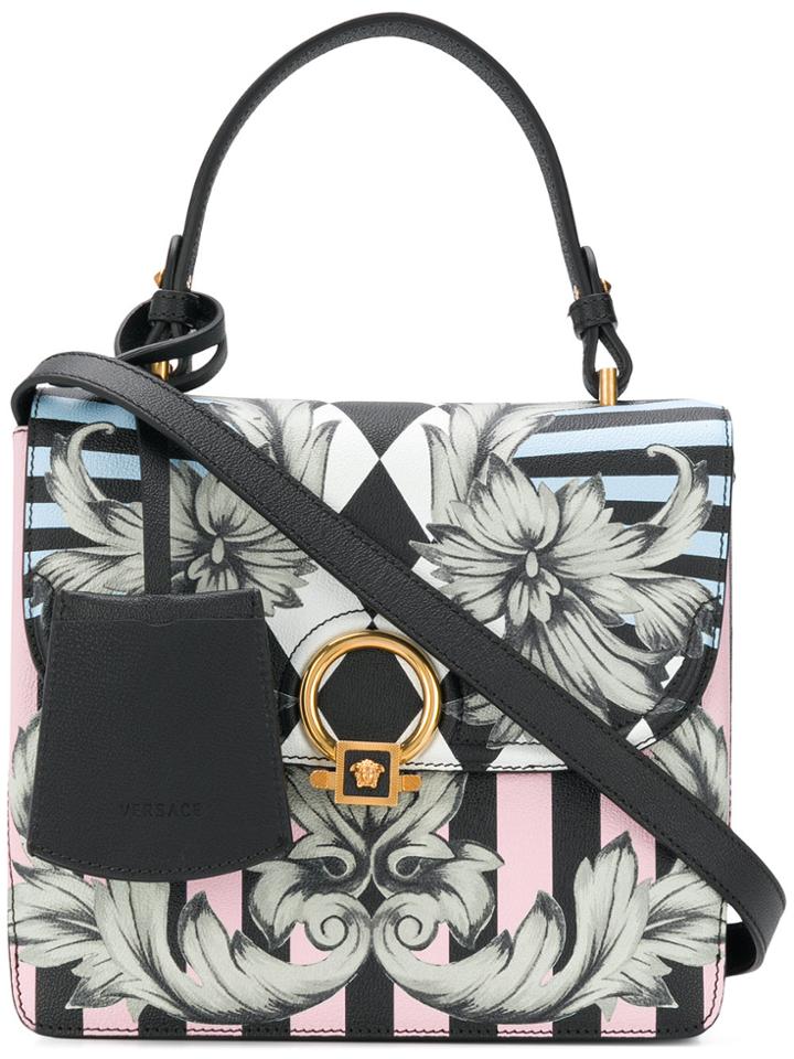 Versace Printed Tote - Black