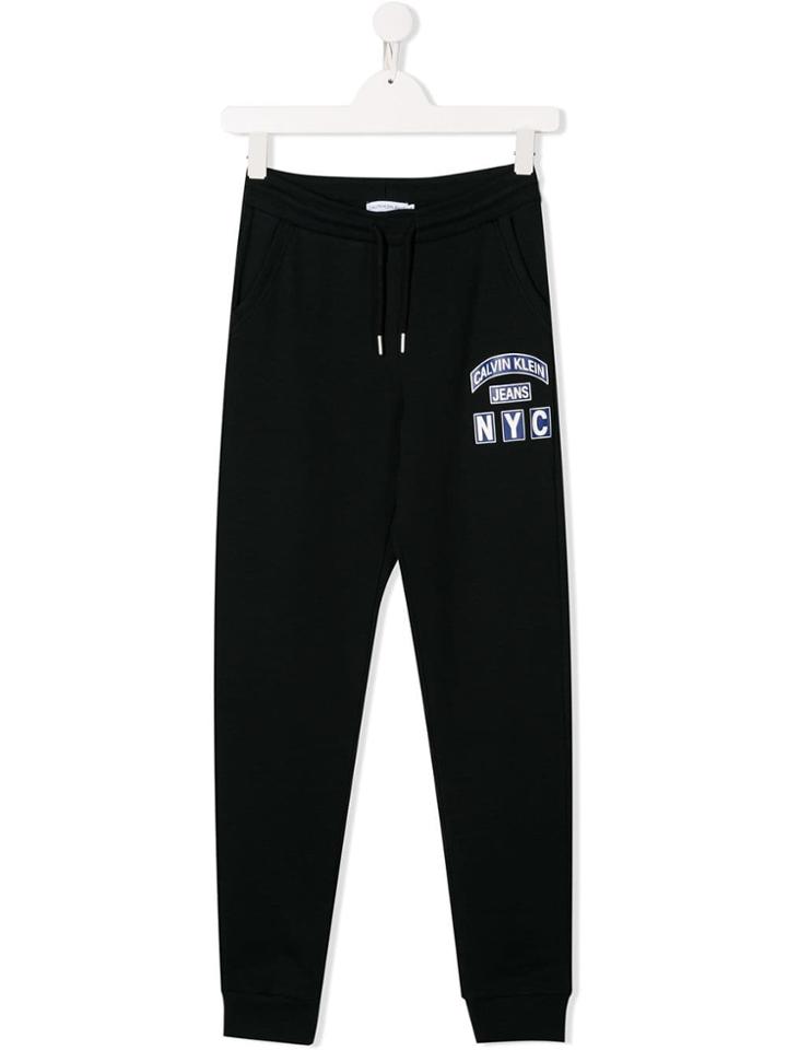 Calvin Klein Kids Casual Jogging Trousers - Black