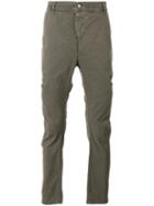 Andrea Ya'aqov Side Pockets Tapered Trousers, Men's, Size: 31, Green, Cotton/linen/flax/elastodiene