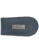 Fefè Logo Plaque Money Clip - Blue