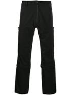 Nilmance Zip Detail Straight Leg Trousers - Black