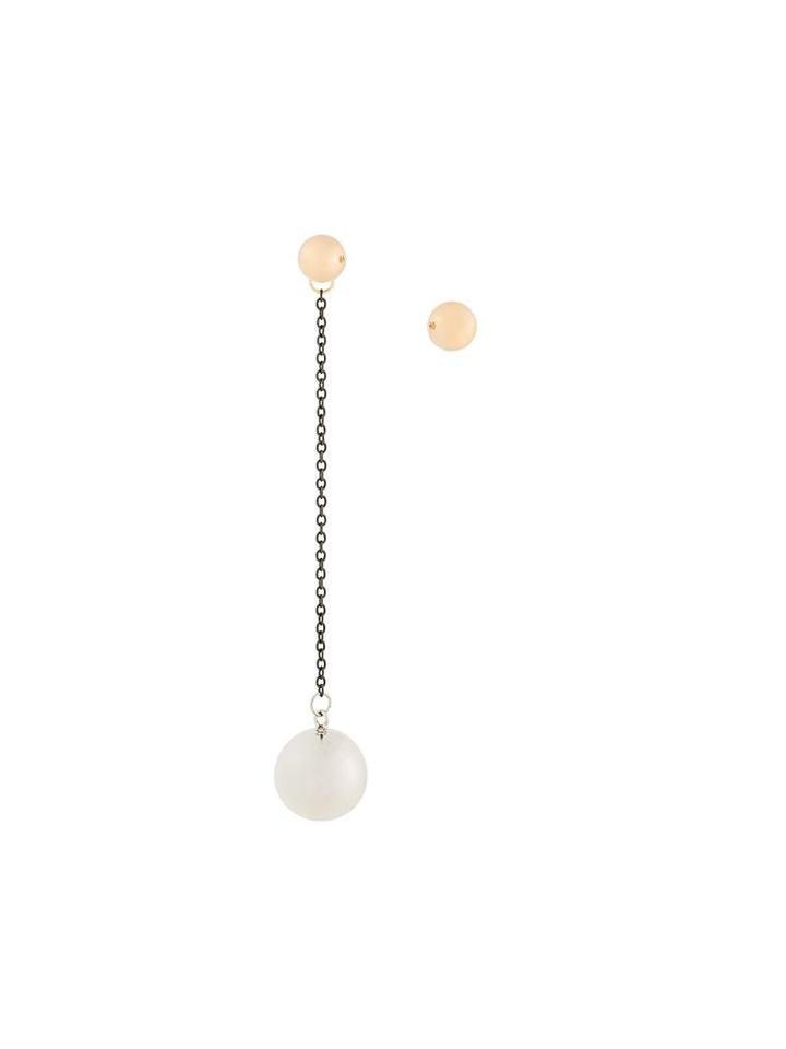 Federica Tosi Disc Detail Earrings, Women's, Metallic