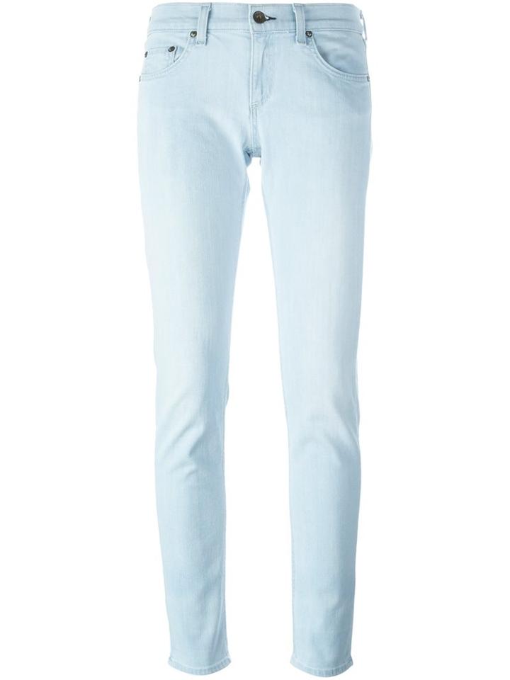 Rag & Bone /jean Straight Leg Jeans, Women's, Size: 26, Blue, Cotton/polyurethane
