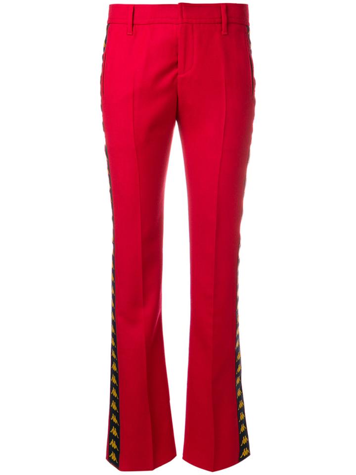 Faith Connexion Side Stripe Detail Trousers - Red