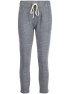 Current/elliott Paint Splatter Track Pants, Women's, Size: 0, Grey, Cotton/polyester/rayon