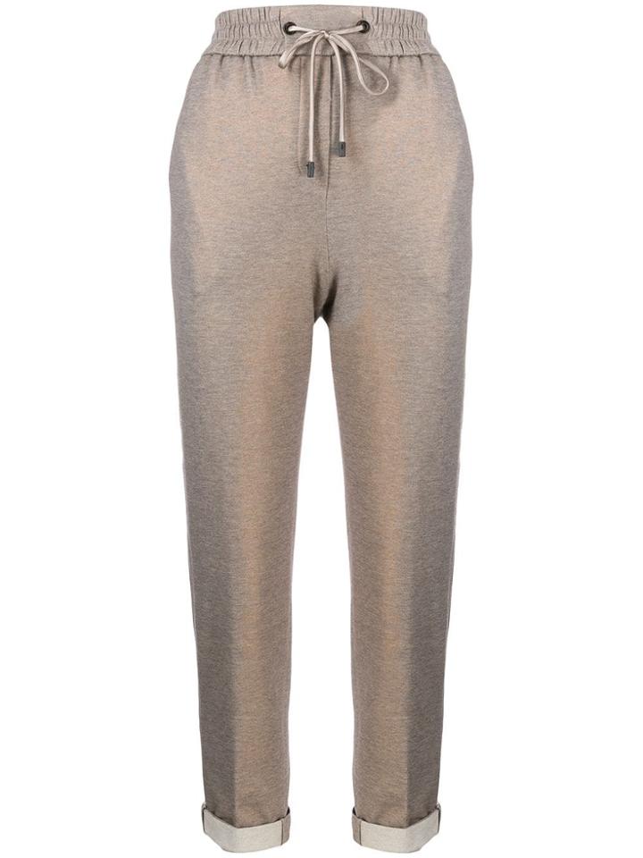 Peserico Tapered Trousers - Neutrals