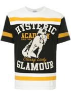 Hysteric Glamour Colour-block Logo T-shirt - White