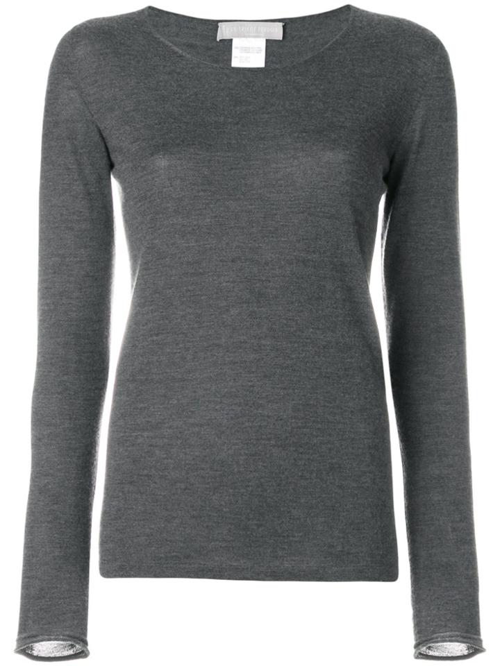 Le Tricot Perugia Crew Neck Sweater - Grey