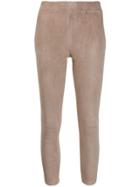 Arma Cropped Trousers - Grey