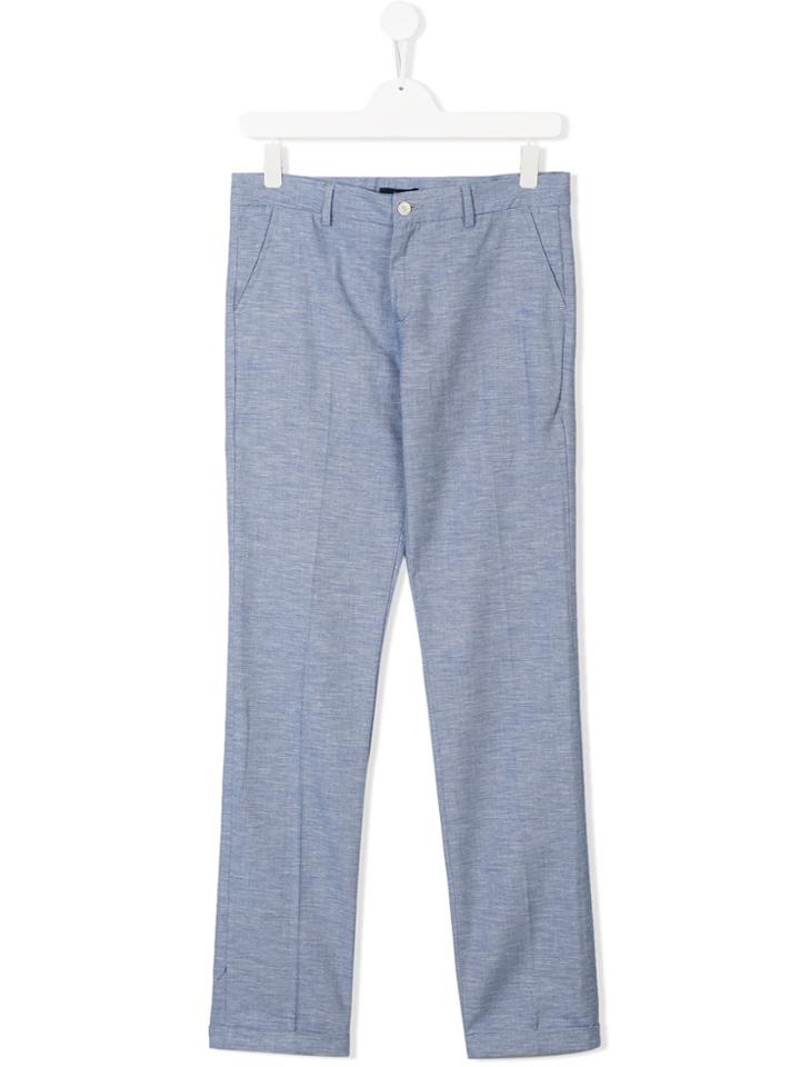 Harmont & Blaine Junior Teen Slim Fit Trousers - Blue