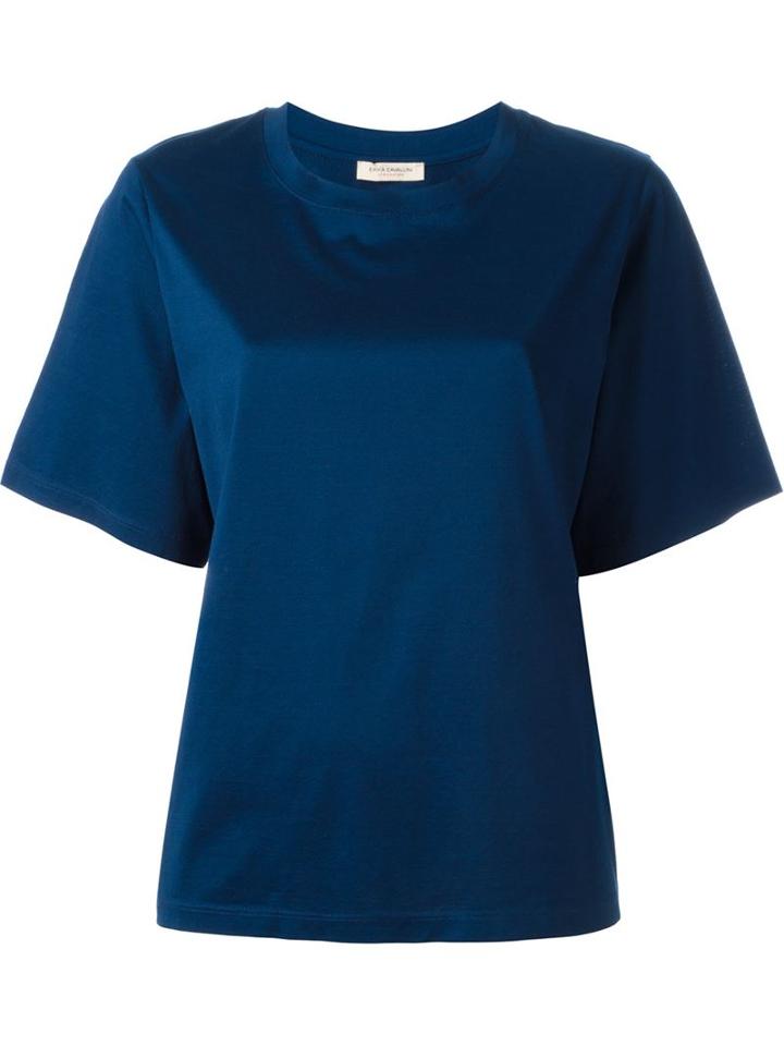 Erika Cavallini Kaos T-shirt, Women's, Size: M, Blue, Cotton