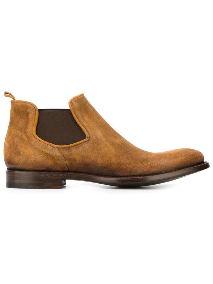 Alberto Fasciani Distressed Chelsea Boots