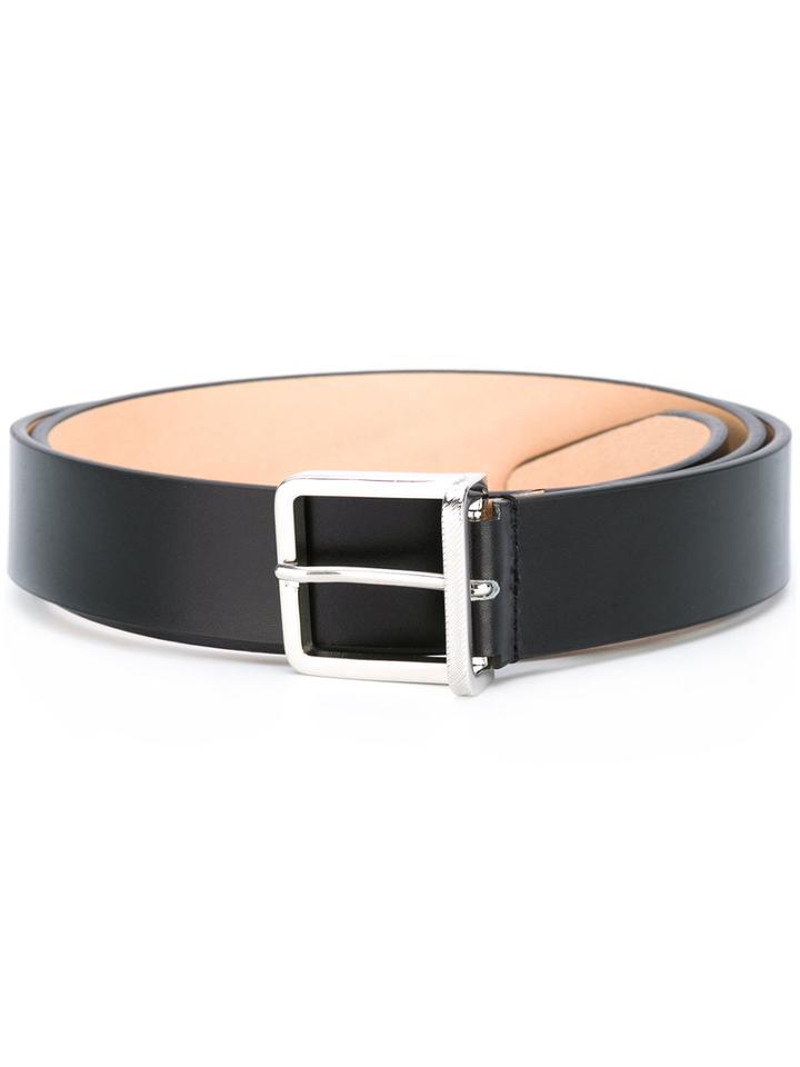 Dsquared2 Classic D-ring Buckle Belt, Men's, Size: 95, Black, Leather/metal (other)