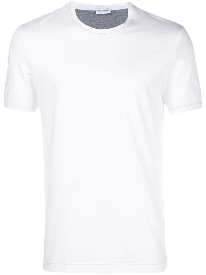 Dolce & Gabbana Plain T-shirt - White