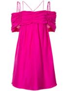 Isa Arfen Off-the-shoulder Dress - Pink & Purple