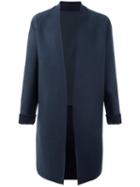 System Homme Single Breasted Coat, Men's, Size: Small, Blue, Wool/polyurethane/nylon