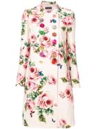 Dolce & Gabbana Floral Coat - Pink