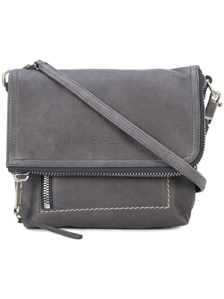 Rick Owens Micro Messenger Bag - Grey