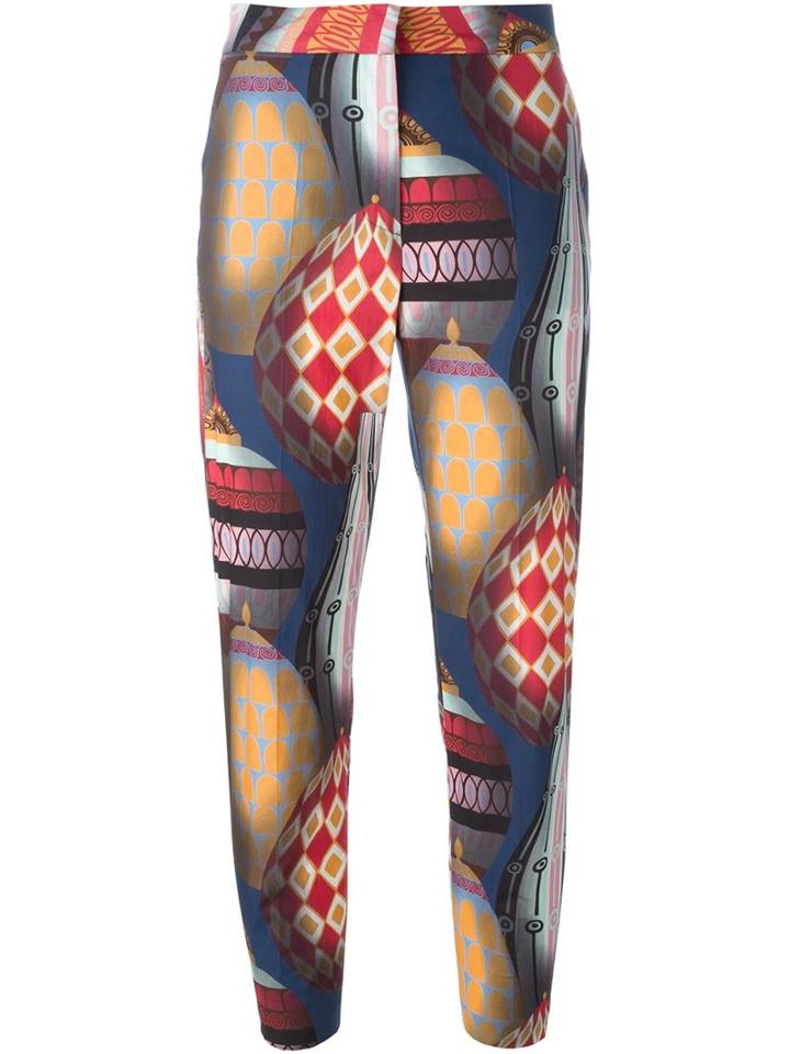 Msgm Ballon Print Trousers