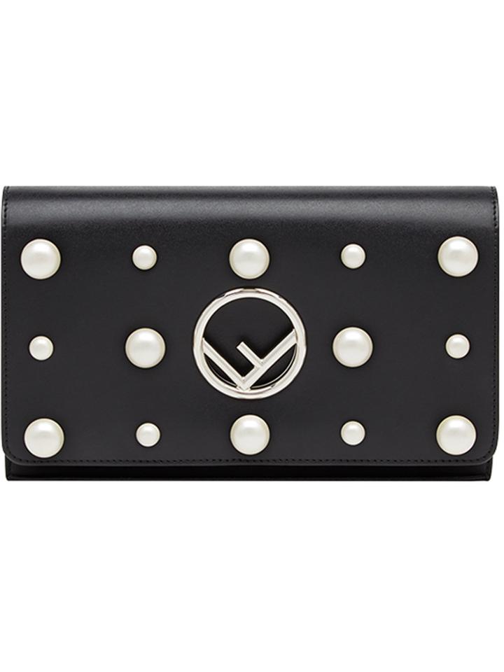 Fendi Small Kan I Crossbody Bag - Black