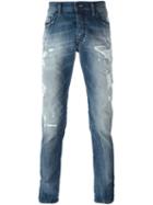 Diesel Slim-fit Jeans, Men's, Size: 34/32, Blue, Cotton/spandex/elastane
