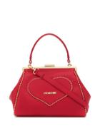 Love Moschino Heart Patch Tote Bag - Red