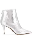 Paul Andrew Paul Andrew - Woman - Citra 75 Metallic Leather - Silver